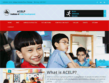 Tablet Screenshot of acelp.org.pk